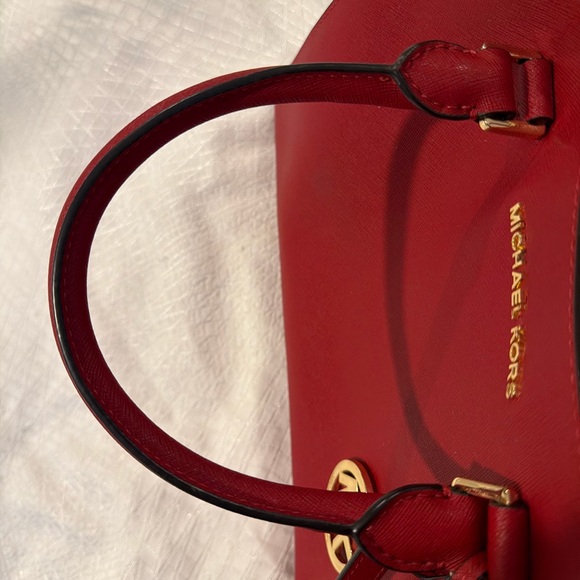 Michael Kors Cherry Red Satchel